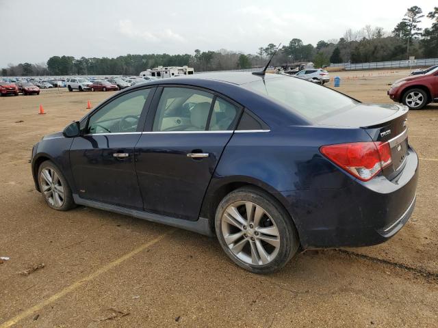 1G1PH5S97B7217340 - 2011 CHEVROLET CRUZE LTZ BLUE photo 2