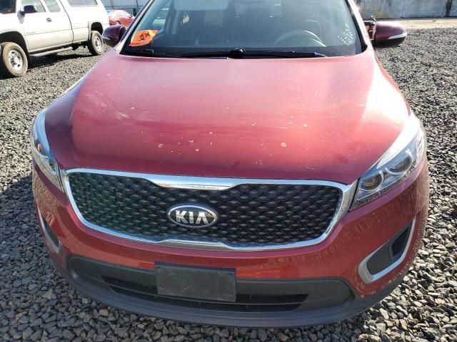 5XYPG4A33HG197715 - 2017 KIA SORENTO LX RED photo 11