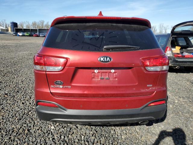 5XYPG4A33HG197715 - 2017 KIA SORENTO LX RED photo 6