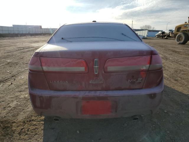 3LNHL2GC9BR760092 - 2011 LINCOLN MKZ RED photo 6