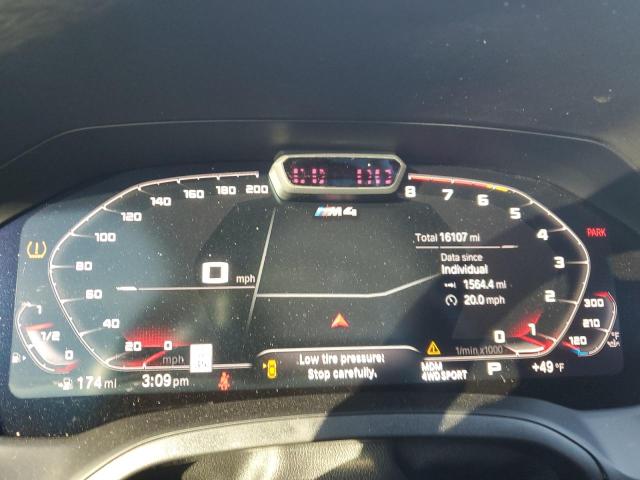 WBS43AZ0XNCL07336 - 2022 BMW M4 COMPETITION GRAY photo 9