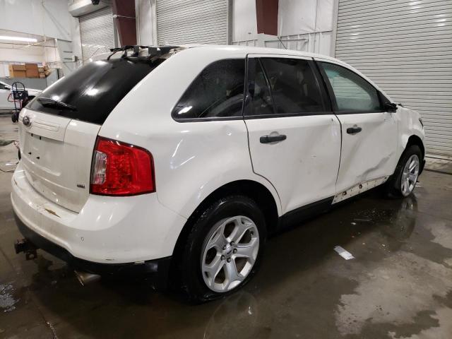 2FMDK4GCXDBB82888 - 2013 FORD EDGE SE WHITE photo 3