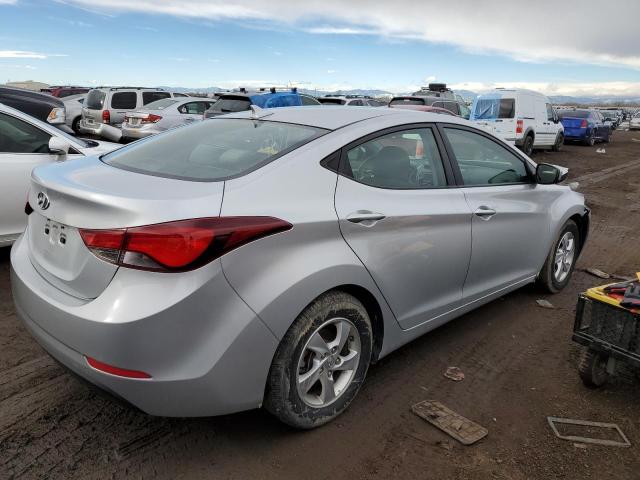 5NPDH4AE1EH515840 - 2014 HYUNDAI ELANTRA SE SILVER photo 3