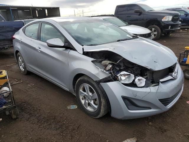 5NPDH4AE1EH515840 - 2014 HYUNDAI ELANTRA SE SILVER photo 4