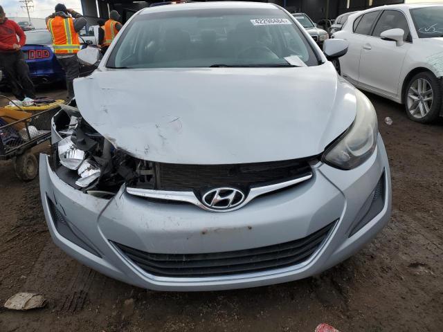 5NPDH4AE1EH515840 - 2014 HYUNDAI ELANTRA SE SILVER photo 5