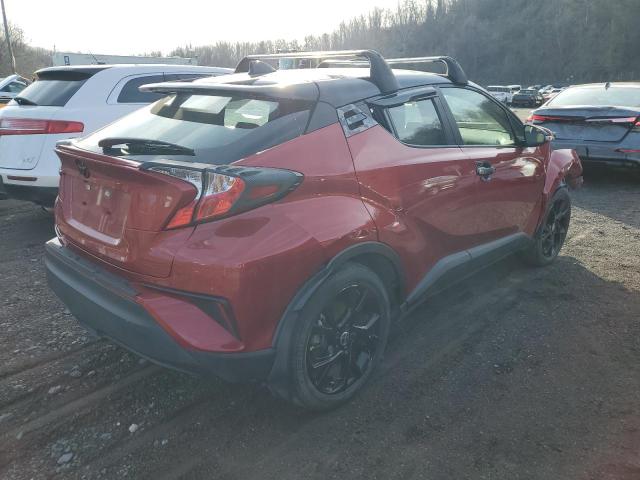 JTNKHMBXXM1114957 - 2021 TOYOTA C-HR XLE RED photo 3