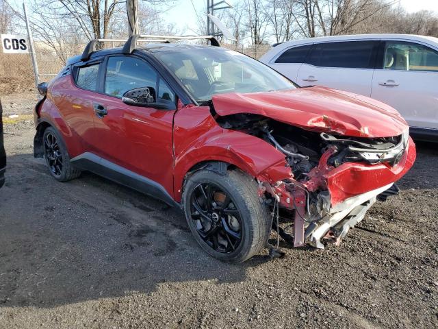 JTNKHMBXXM1114957 - 2021 TOYOTA C-HR XLE RED photo 4