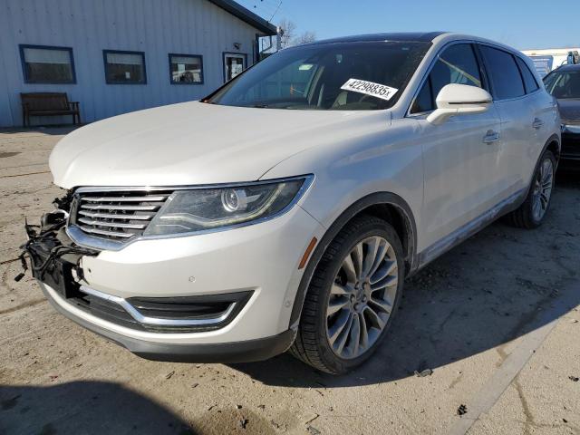 2LMTJ8LR5GBL46198 - 2016 LINCOLN MKX RESERVE WHITE photo 1