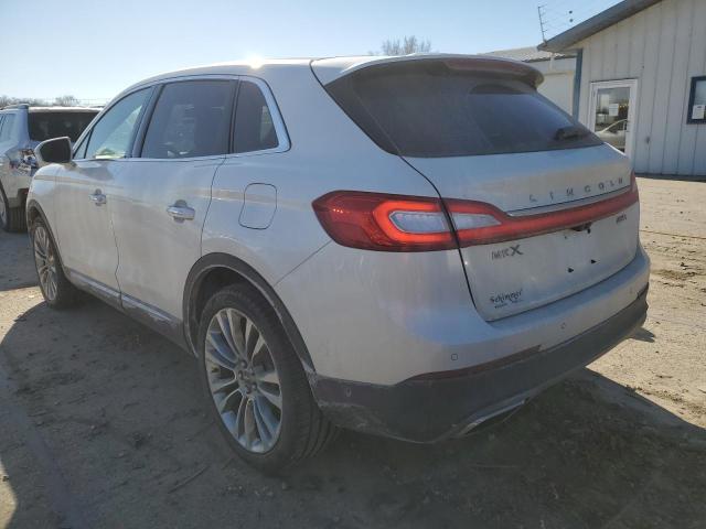 2LMTJ8LR5GBL46198 - 2016 LINCOLN MKX RESERVE WHITE photo 2