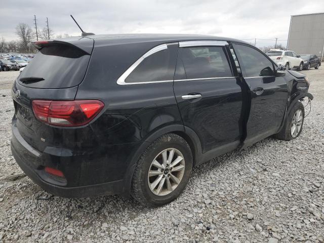 5XYPG4A32KG439689 - 2019 KIA SORENTO L BLACK photo 3