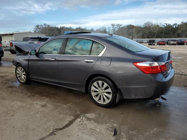 1HGCR3F89DA015311 - 2013 HONDA ACCORD EXL GRAY photo 2