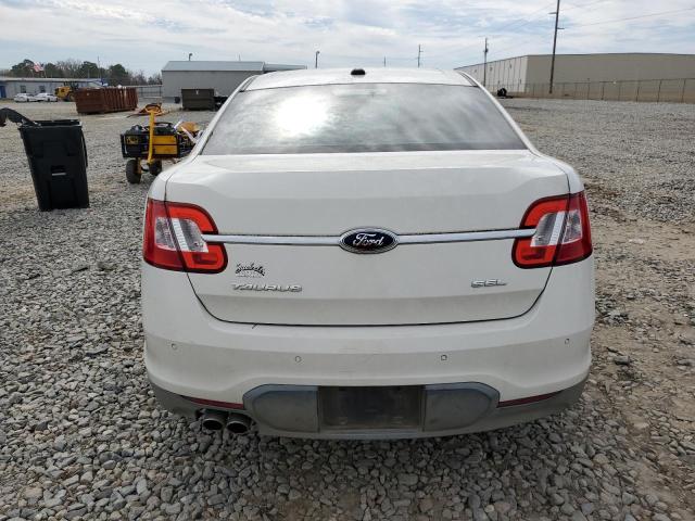 1FAHP2EW7AG168224 - 2010 FORD TAURUS SEL WHITE photo 6