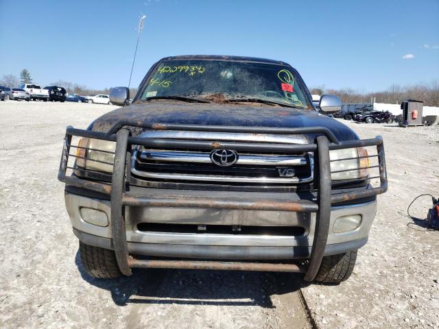 5TBBT44172S303571 - 2002 TOYOTA TUNDRA ACCESS CAB BLACK photo 9