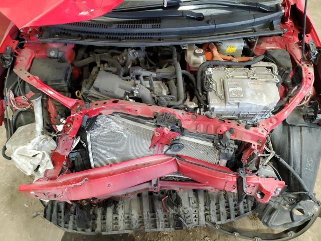 JTDKDTB34J1618746 - 2018 TOYOTA PRIUS C RED photo 11