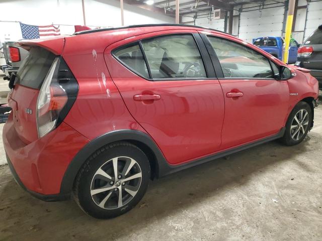 JTDKDTB34J1618746 - 2018 TOYOTA PRIUS C RED photo 3