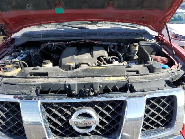 1N6AA06B36N540297 - 2006 NISSAN TITAN XE RED photo 11