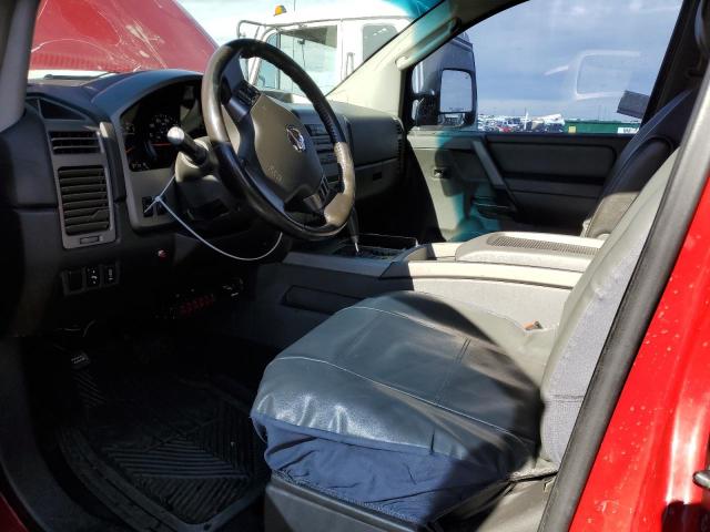 1N6AA06B36N540297 - 2006 NISSAN TITAN XE RED photo 7