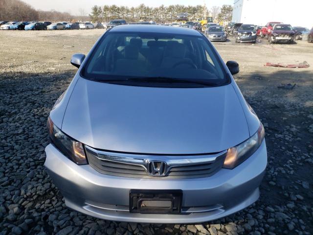 19XFB2F50CE342319 - 2012 HONDA CIVIC LX SILVER photo 5