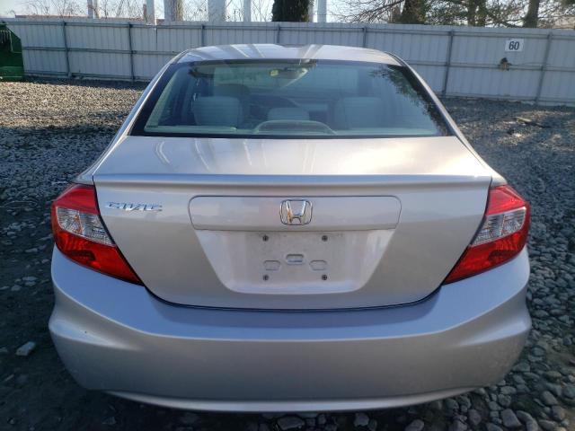 19XFB2F50CE342319 - 2012 HONDA CIVIC LX SILVER photo 6