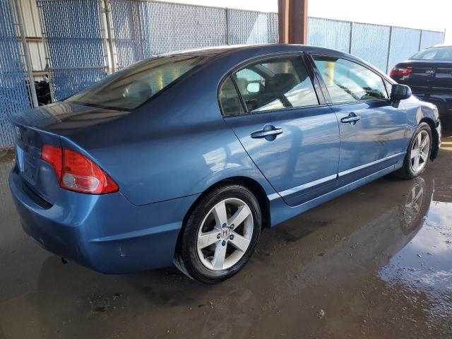 1HGFA16848L071157 - 2008 HONDA CIVIC EX BLUE photo 3