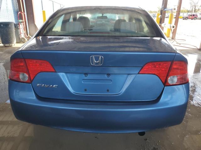 1HGFA16848L071157 - 2008 HONDA CIVIC EX BLUE photo 6