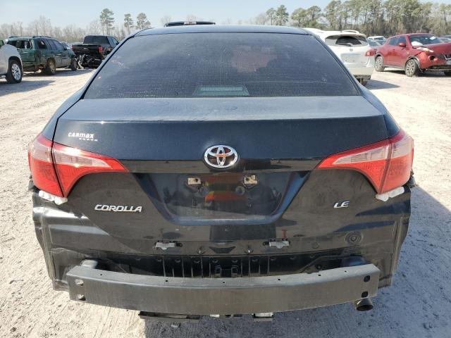 5YFBURHE4KP908848 - 2019 TOYOTA COROLLA L BLACK photo 6