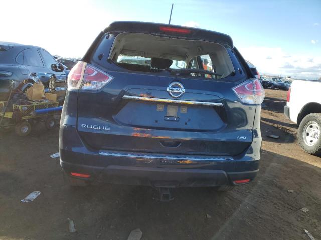 JN8AT2MV3GW132579 - 2016 NISSAN ROGUE S BLUE photo 6