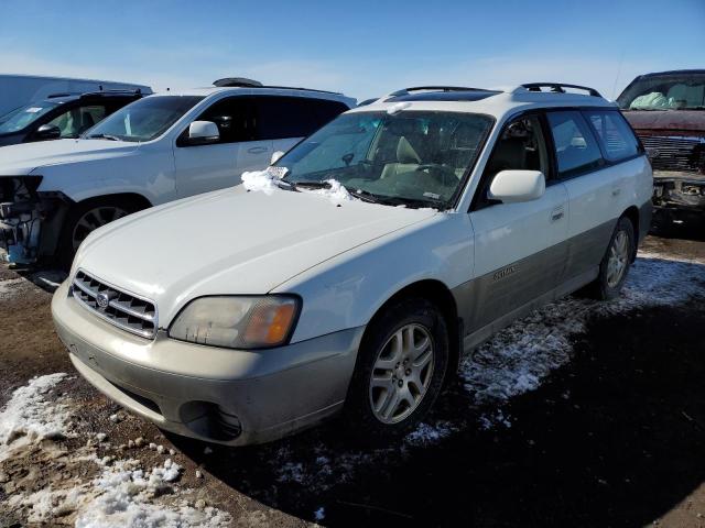 4S3BH686816605024 - 2001 SUBARU LEGACY OUTBACK LIMITED WHITE photo 1