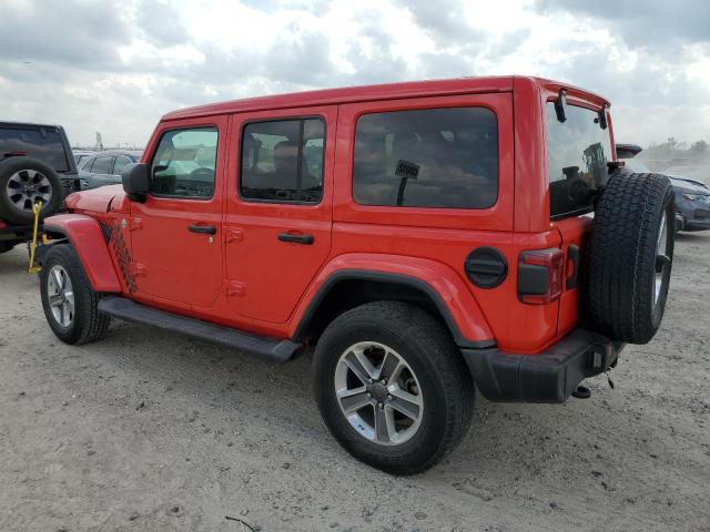 1C4HJXEN6MW687534 - 2021 JEEP WRANGLER U SAHARA RED photo 2