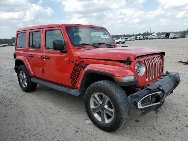 1C4HJXEN6MW687534 - 2021 JEEP WRANGLER U SAHARA RED photo 4