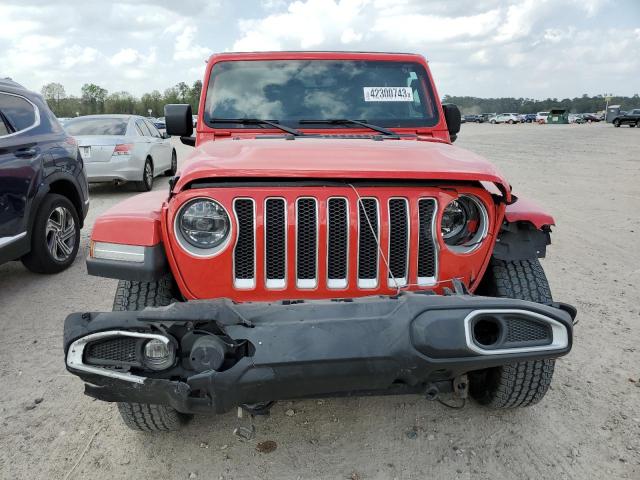 1C4HJXEN6MW687534 - 2021 JEEP WRANGLER U SAHARA RED photo 5