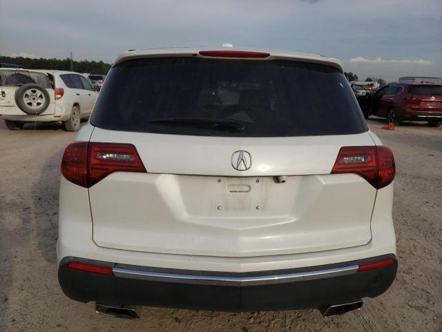 2HNYD2H20CH505507 - 2012 ACURA MDX WHITE photo 6