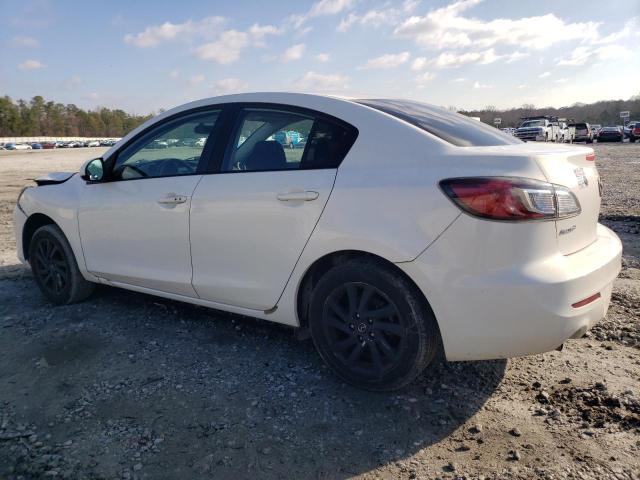 JM1BL1V76D1725680 - 2013 MAZDA 3 I WHITE photo 2