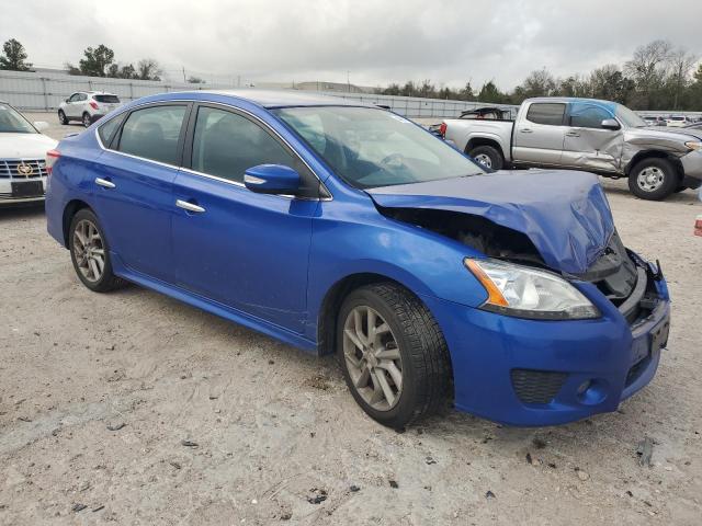 3N1AB7AP2FY232636 - 2015 NISSAN SENTRA S BLUE photo 4