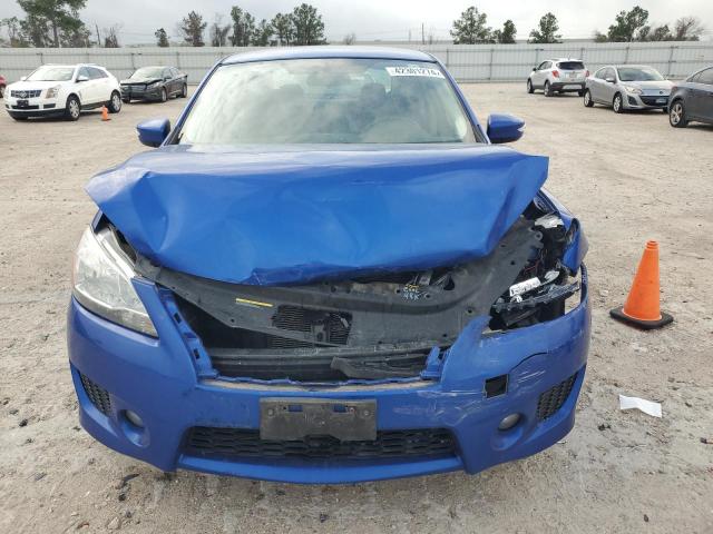 3N1AB7AP2FY232636 - 2015 NISSAN SENTRA S BLUE photo 5