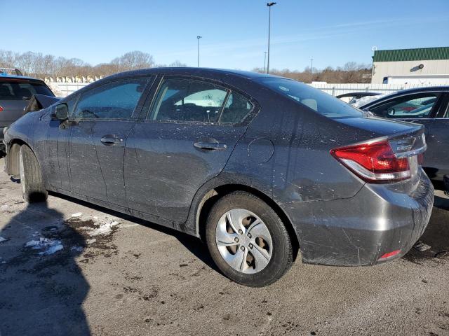 2HGFB2F54DH565986 - 2013 HONDA CIVIC LX GRAY photo 2