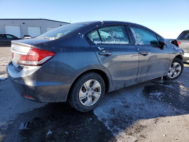 2HGFB2F54DH565986 - 2013 HONDA CIVIC LX GRAY photo 3