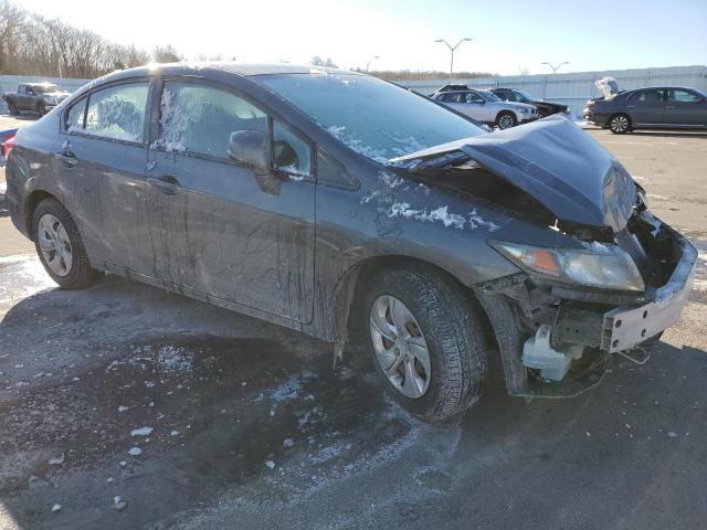 2HGFB2F54DH565986 - 2013 HONDA CIVIC LX GRAY photo 4