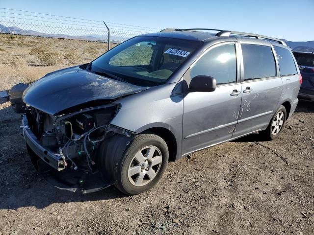 5TDZA23C26S434352 - 2006 TOYOTA SIENNA CE GRAY photo 1