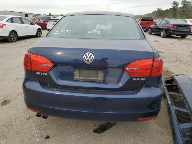 3VWDP7AJ8DM409330 - 2013 VOLKSWAGEN JETTA SE BLUE photo 6