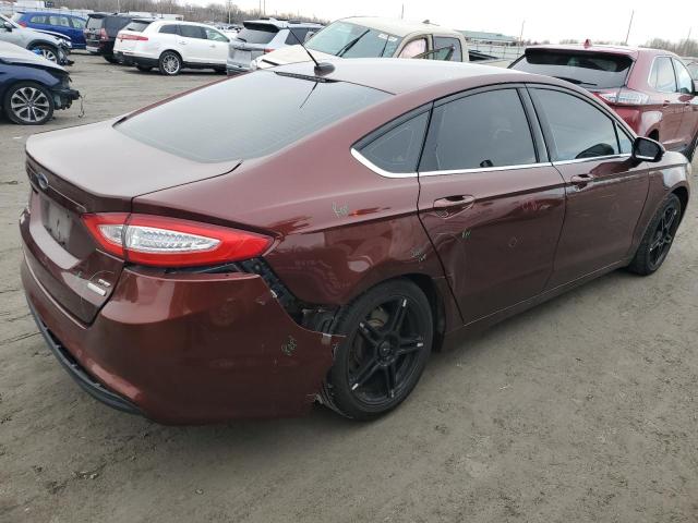 3FA6P0HD8GR355205 - 2016 FORD FUSION SE RED photo 3