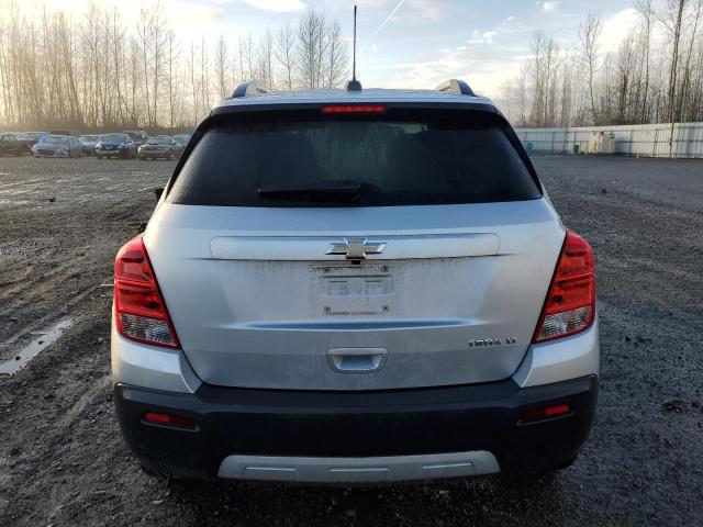 3GNCJLSB0GL279707 - 2016 CHEVROLET TRAX 1LT SILVER photo 6