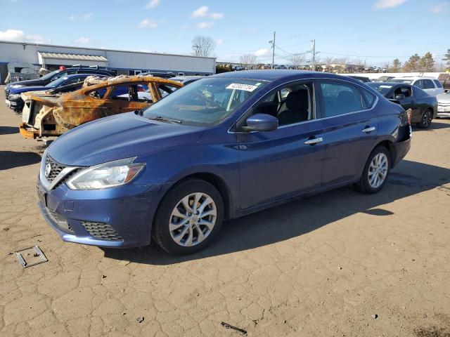 3N1AB7AP2KY253058 - 2019 NISSAN SENTRA S BLUE photo 1