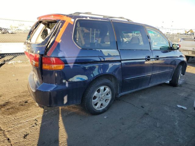 5FNRL18673B117304 - 2003 HONDA ODYSSEY EX BLUE photo 3