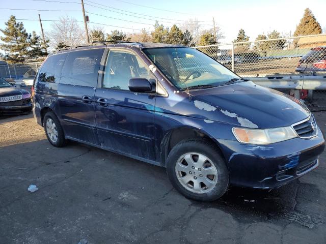 5FNRL18673B117304 - 2003 HONDA ODYSSEY EX BLUE photo 4