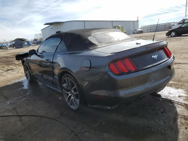 1FATP8UH8G5255960 - 2016 FORD MUSTANG GRAY photo 2