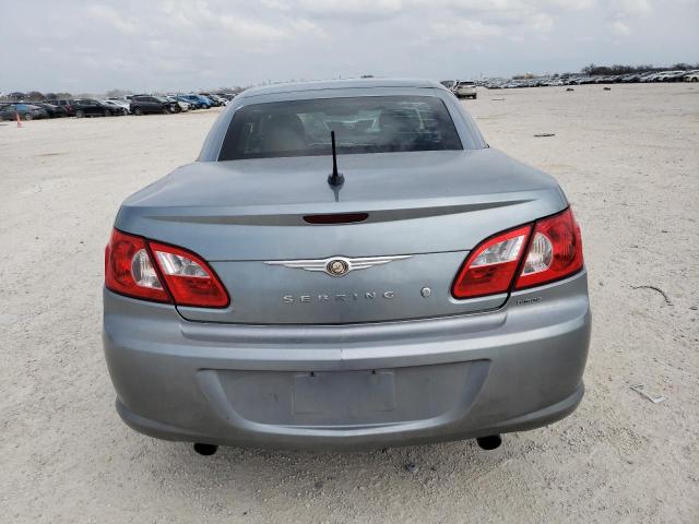 1C3LC65M88N658154 - 2008 CHRYSLER SEBRING LIMITED TURQUOISE photo 6