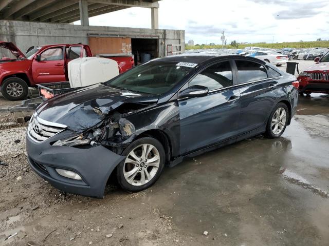 5NPEC4AC5BH196990 - 2011 HYUNDAI SONATA SE BLUE photo 1