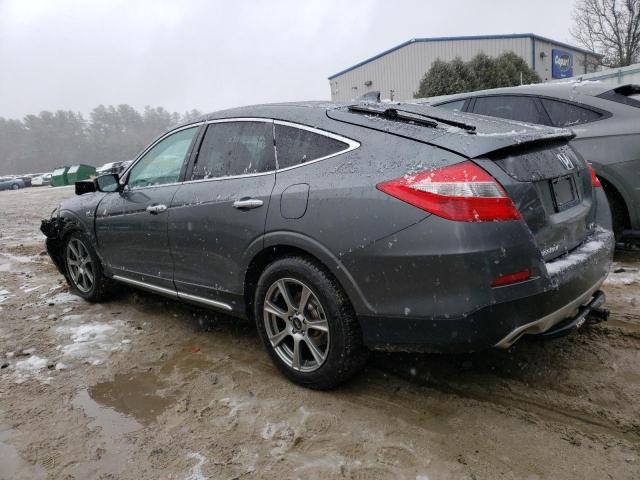 5J6TF2H51DL001244 - 2013 HONDA CROSSTOUR EXL ნაცრისფერი ფოტო 2