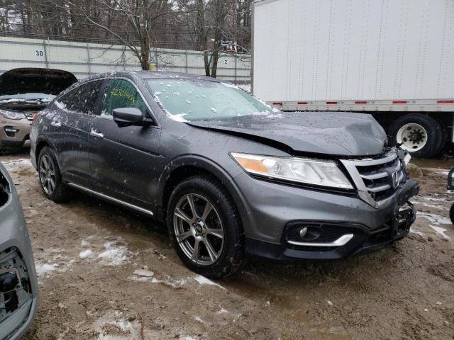 5J6TF2H51DL001244 - 2013 HONDA CROSSTOUR EXL ნაცრისფერი ფოტო 4